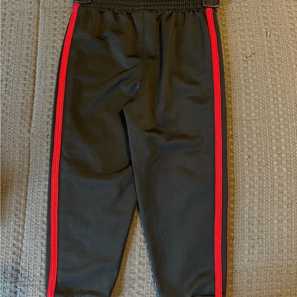 kids Adidas Red and Black Track Jacket - Picture 5 of 6